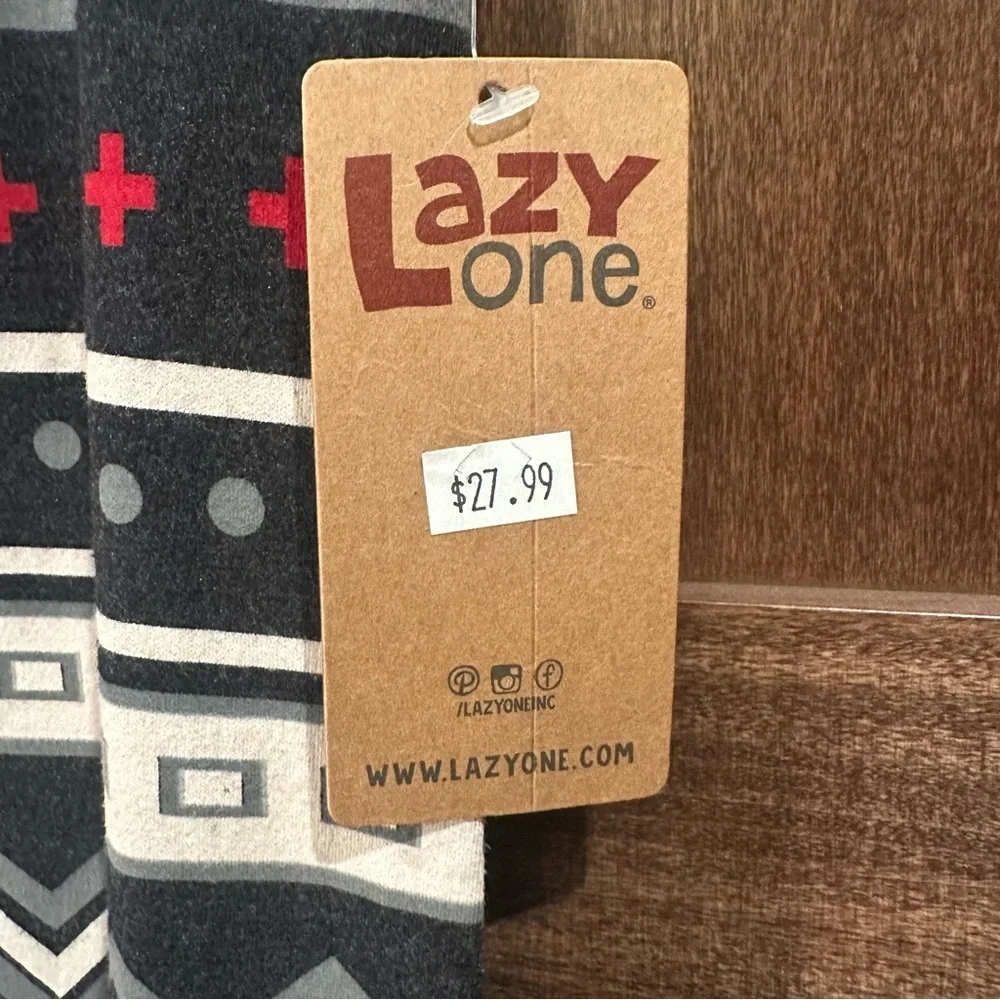 Lazy One Red and Black Moose Pajama Pants